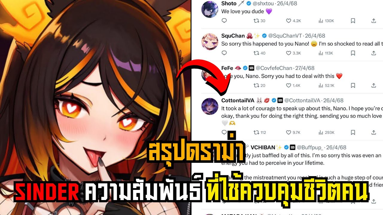 ดราม่า ที่สั่นสะเทือนวงการ sinder ความสัมพันธ์ที่ใช้ควบคุมชีวิตคน - YouTube