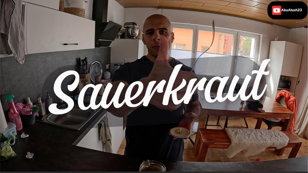 Ich probiere mein eigenes Sauerkraut zu machen