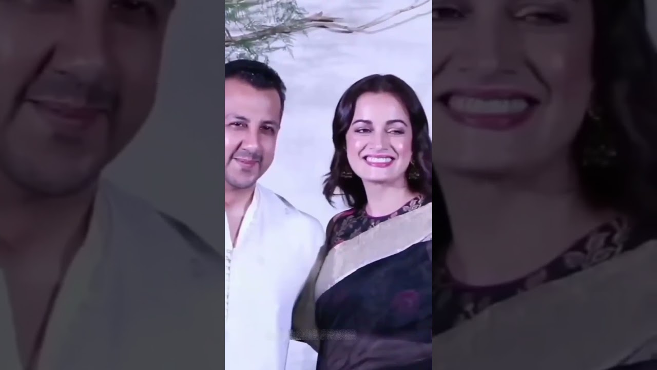 Dia mirza with husband 💕😘♥️