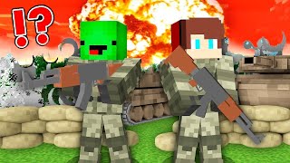 JJ and Mikey Became at WAR in Minecraft Challenge by Maizen