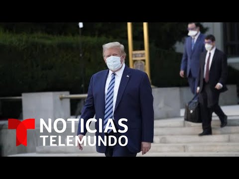 Trump sale del hospital tras tres días ingresado | Noticias Telemundo