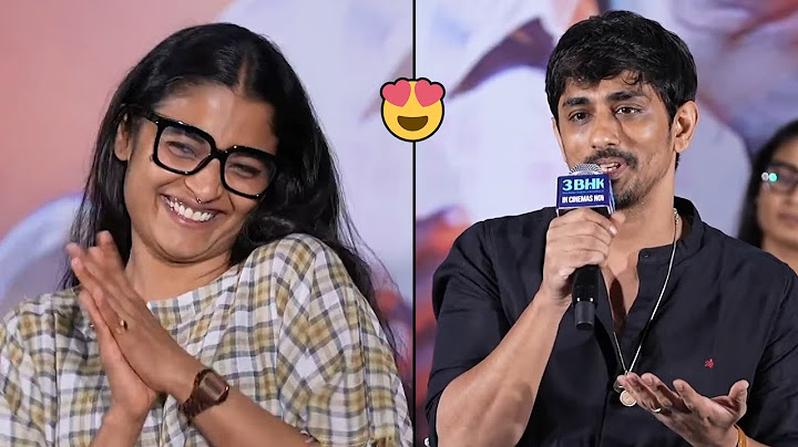 HERO Siddharth Superb Speech @#3BHK Thank Meet | Chaithra | Sarath Kumar | Devayani | Daily Culture