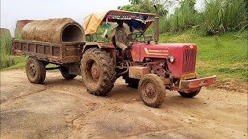 Tractor vs big pipe || pipe unloading video || jcp video || jcb video || jcb machine || jcb 3DX ||