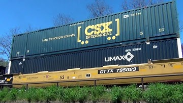 Fast CSX Double Stack Train