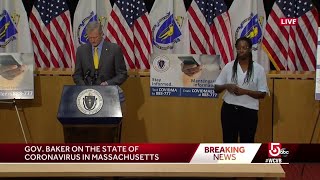 Gov. Charlie Baker announces new travel order