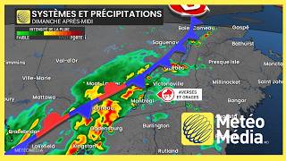 Rain and thunderstorms this Sunday: flood risks
