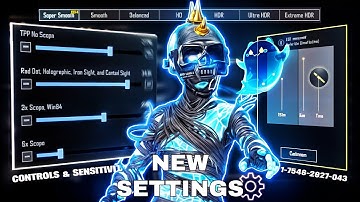 4.0 BEST SENSITIVITY & CONTROLS  4 Fingers + Full Gyroscope | Fastest 1vs4 Clutches BGMI/PUBGMOBILE