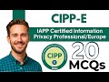 CIPP-E Practice MCQs 2025 – IAPP Europe Privacy Professional Exam Practice Question with Explanation