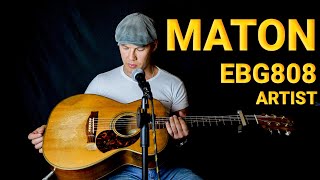 История моей гитары Maton EBG808 Artist // Струны Ernie Ball, джипси-гитара Александра Даева