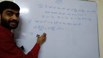 IIT JAM -2020 (MA)(SOLUTIONS OF DIFFERENTIAL EQUATIONS ) BY-V.K.P