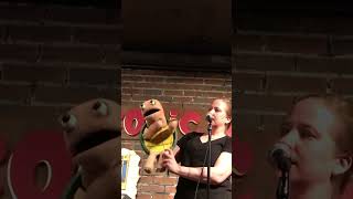 Shelly the Turtle at the Comic Strip in NYC #puppetsbyarlee #ventriloquist #ventriloquism