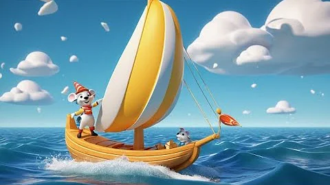 Three Blind Mice Sail on a Cheese Ship | English Nursery Rhyme | Kids Songs | Baby Music