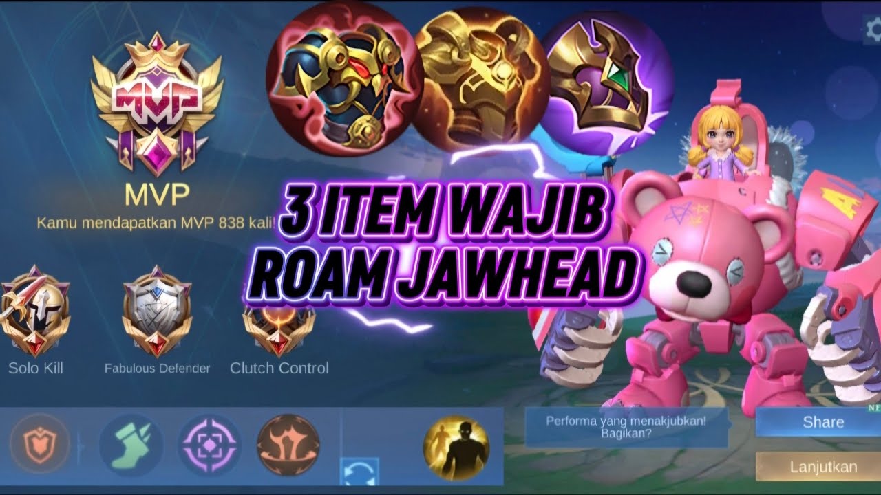 3 ITEM ROAM JAWHEAD, SOLO KILL DAN SUSAH MATI 