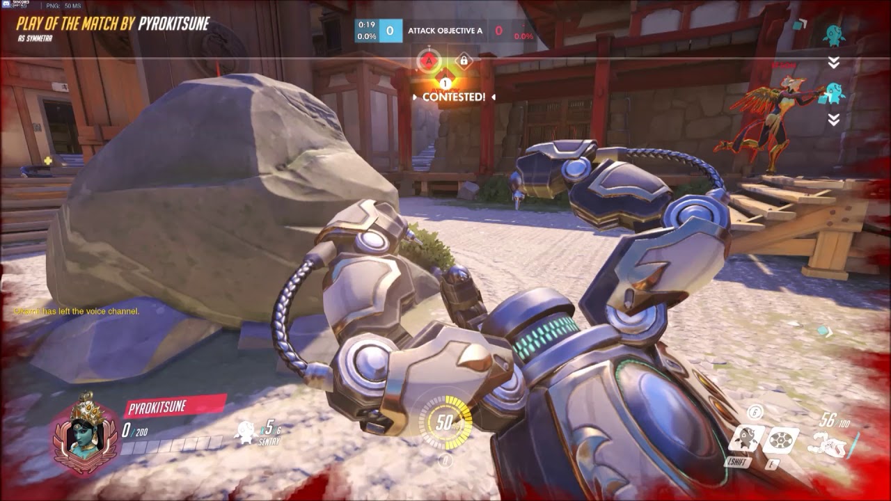 PotG Symmetra Quad Kill on Defense Point...sorta