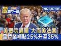 川普關稅政策影響