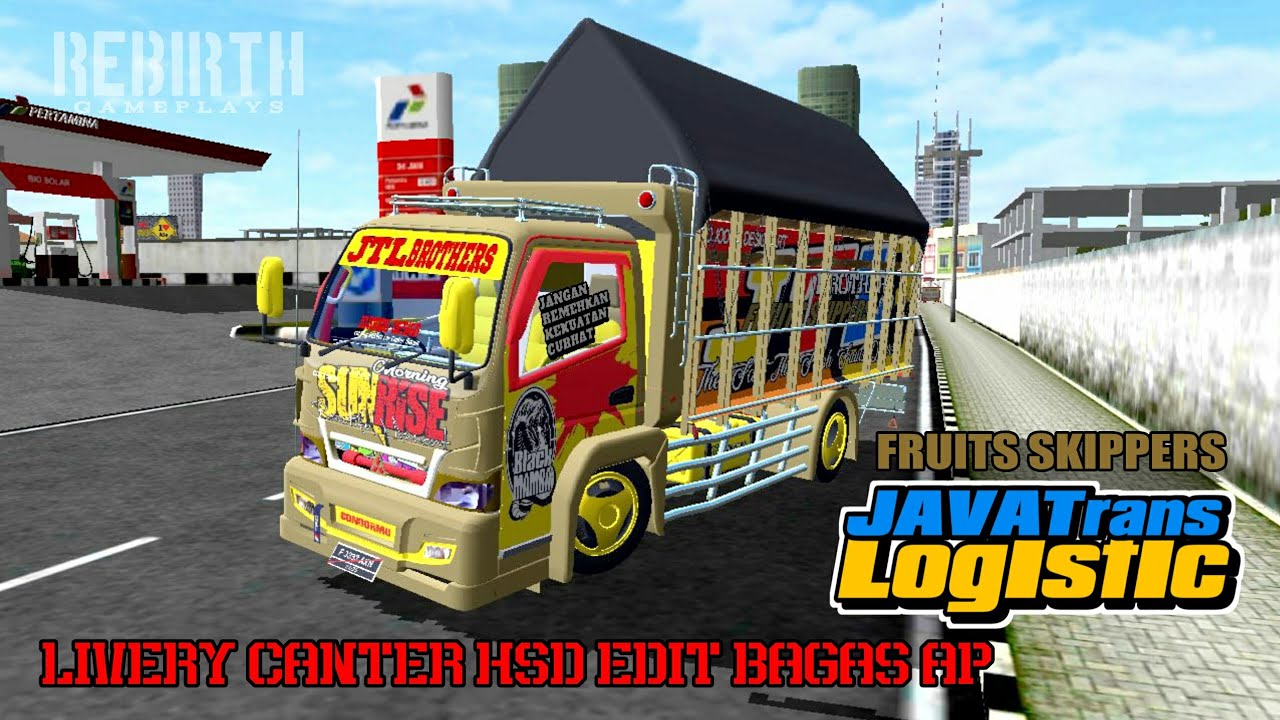 Livery Java Trans logistic canter hsd edit bagas ap