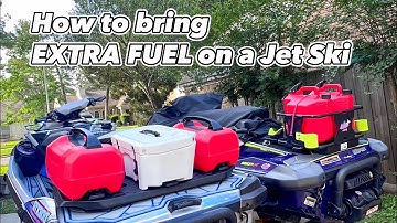 How to Bring Extra Fuel on a Jet Ski Sea-Doo Yamaha
