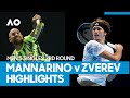 Adrian Mannarino vs Alexander Zverev Match Highlights (3R) | Australian Open 2021