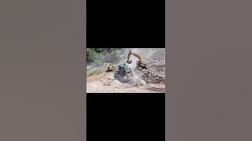 Powerful Mobile Crusher in Action | Efficient Stone Crushing Machine #shorts