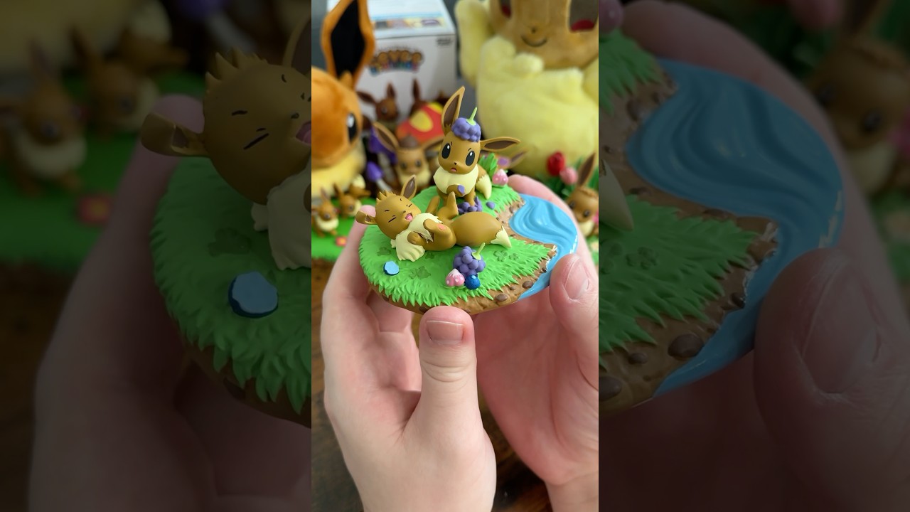 Afternoon Picnic with Eevee figure unboxing and price comparison! 