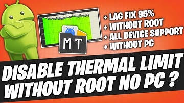 Disable Thermal Limit | Fix Lag & Fps Drop | Without Root