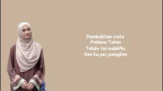 PEMBUKTIAN CINTA_Lirik (Alfina Nindiyani)