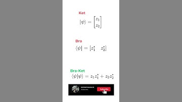 Quick Guide to Bra-Ket Notation