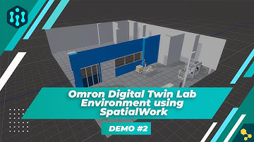 Omron Digital Twin Lab Environment using SpatialWork