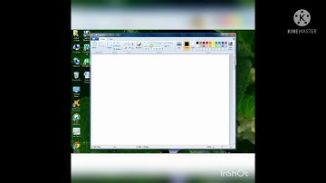 How to make a flying kite on Ms paint