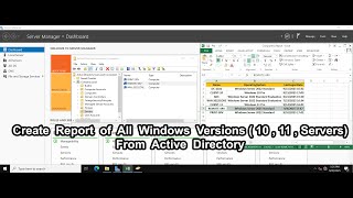 How to Generate a Report of Windows Versions 10, 11, and Servers Computers From Active Directory