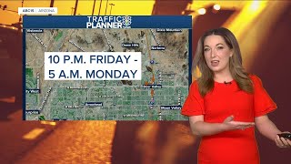 One road construction closure could cause headaches in north Phoenix