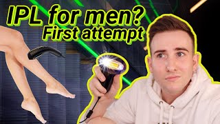 IPL hair removal review on Male Hair - YouTube