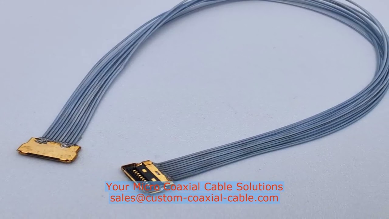 Precision-Made Vision-System Micro-Coax Cable Switzerland Custom Length Quote IPEX 2764-0401 cable a
