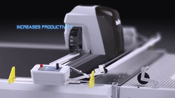 Bullmer Procut multiply cutting machine with cradle spreading machine for textiles and upholstery