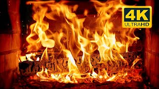 🔥 Cozy Fireplace 4K (12 HOURS). Fireplace with Crackling Fire Sounds. Crackling Fireplace 4K