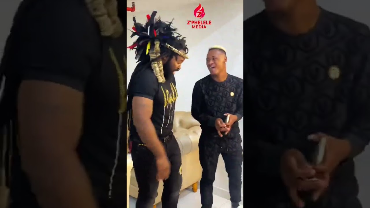 Limpopo boy teaching Big Zulu to dance