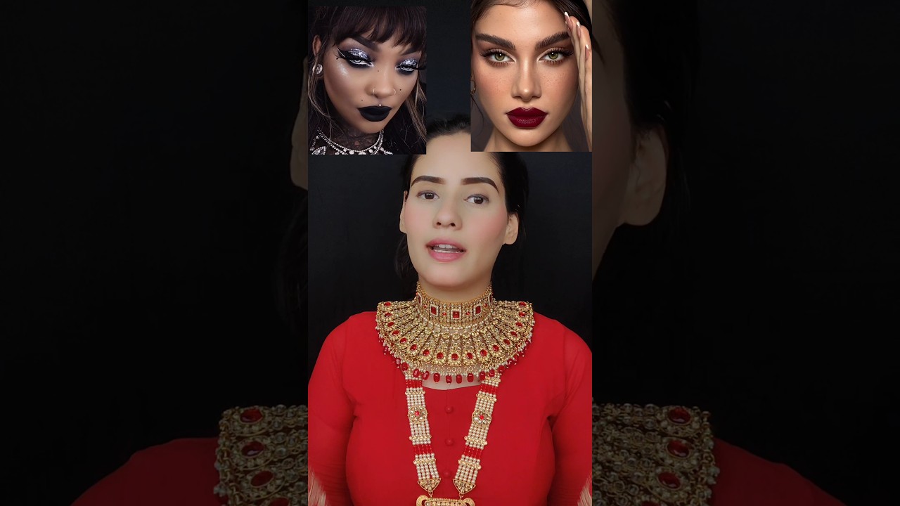 😀❤️😘 INDIAN DULHAN VS PAKISTANI DULHAN DRESS LOOK CHALLENGE🤣🤯✨#shortvideo #ashortaday #youtubeshorts