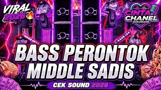 LATEST DJ SOUND CHECK • MIDDLE X ROOF-SHAKING BASS FULL BASS GLERR LATEST #djremix