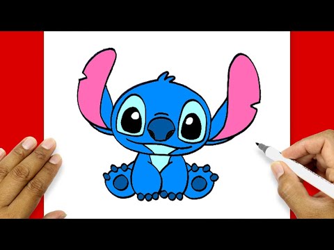 Stitch Drawing Tutorial Easy | How To Draw Stitch | comment dessiner stitch | como desenhar o stitch