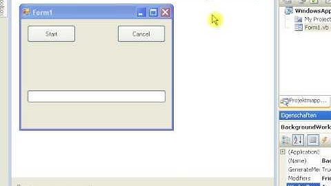 Tutorial:VB.NET Multithreading mit Backgroundworker