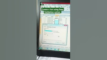 List Option #excel #exceltips #exceltricks #reels #shorts #trending #video #shortvideo #computer