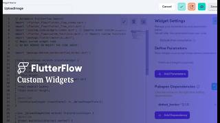 How to Create Custom Widgets in FlutterFlow | zubkas