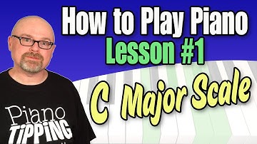 How to Play Piano - Lesson #1 - C Major Scale