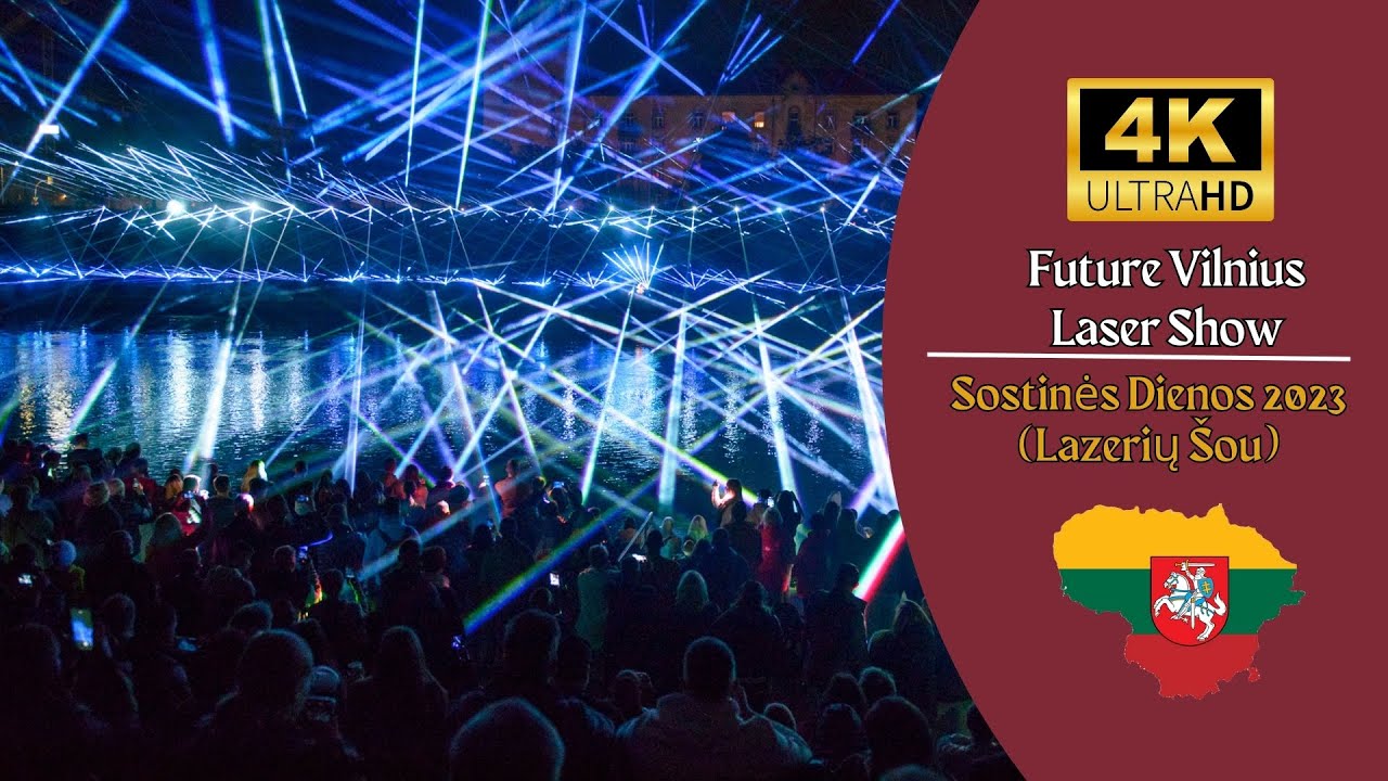 Lithuania's Biggest Laser Show | Vilnius Capital Days 2023