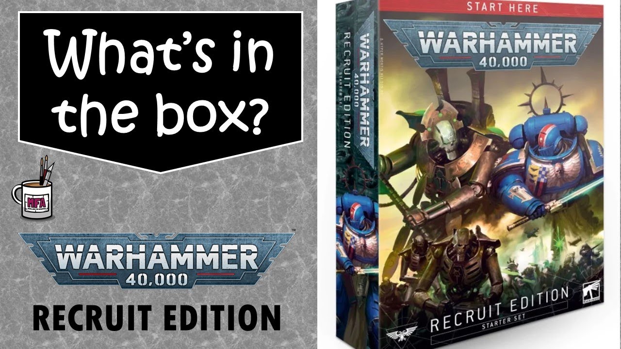 Warhammer 40k Recruit edition: Start here unboxing & review - 9th
