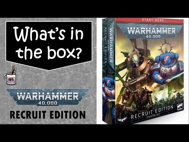 Warhammer 40k Recruit Edition Unboxing - Warhammer 40000 Recruit Edition - 40k  Starter Set 