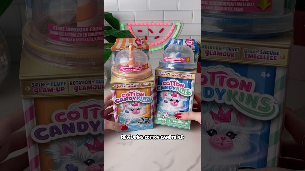 unboxing a mystery cotton candy themed toy! 🍭 