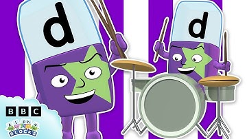 💥Daring Alphablock D! | Letter of the Week | Learn to Spell | @officialalphablocks