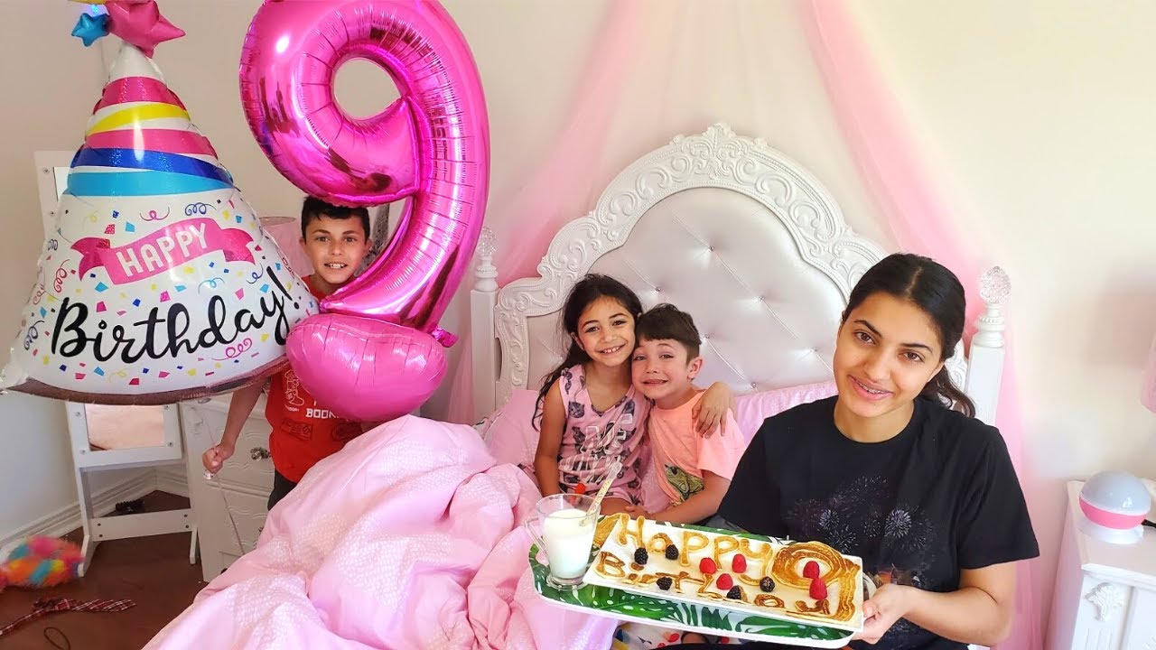 Heidi 9th Birthday Morning Routine