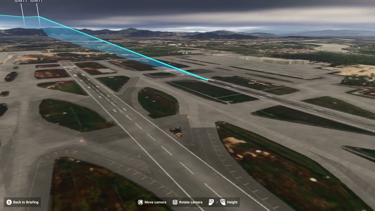 Microsoft Flight Simulator 2024   Clearance for take off weird part, need to move a little then able